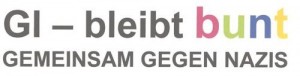 Logo "Gießen bleibt bunt" Logo des Bündnis "Gießen bleibt bunt - Gemeinsam gegen Nazis"