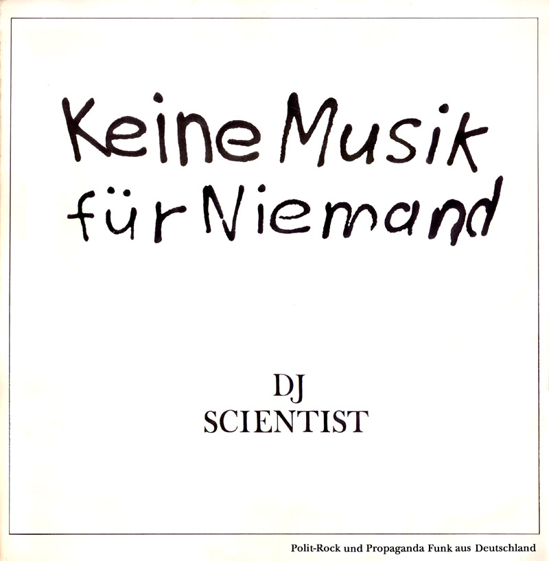 KeineMusikFürNiemand_DJScientist_Cover